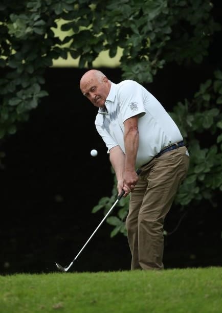 Andy Brown of Vale of Llangollen GC in action during Day Two of the PGA Pro-Captain Challenge at The Belfry on June 24, 2021 in Sutton Coldfield,...
