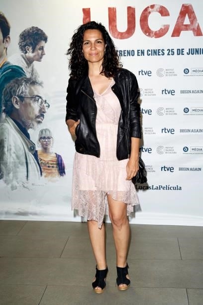 Diana Palazon attends 'Lucas' premiere at the Ideal cinema on June 24, 2021 in Madrid, Spain.