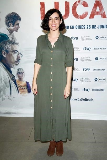 Beatriz Arjona attends 'Lucas' premiere at the Ideal cinema on June 24, 2021 in Madrid, Spain.
