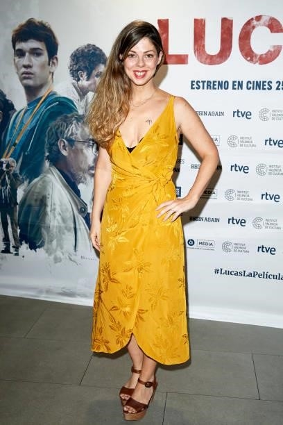 Cristina Soria attends 'Lucas' premiere at the Ideal cinema on June 24, 2021 in Madrid, Spain.
