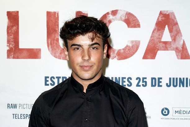 Oscar Casas attends 'Lucas' premiere at the Ideal cinema on June 24, 2021 in Madrid, Spain.