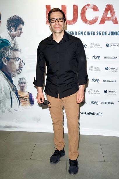 Daniel Ortiz attends 'Lucas' premiere at the Ideal cinema on June 24, 2021 in Madrid, Spain.