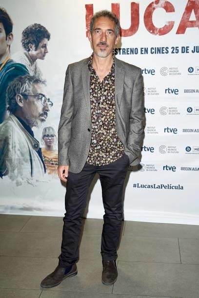 Jorge Cabrera attends 'Lucas' premiere at the Ideal cinema on June 24, 2021 in Madrid, Spain.
