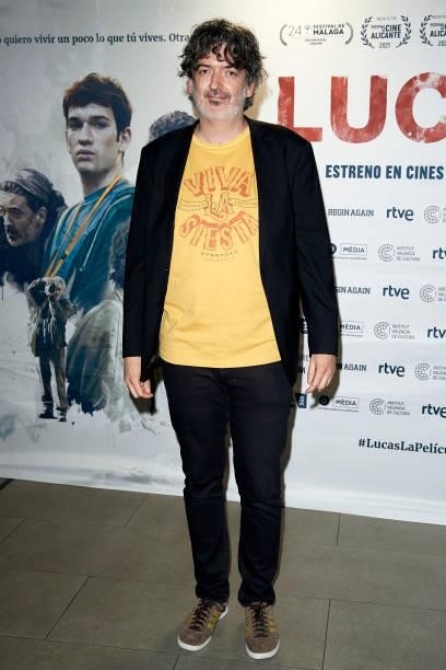Jordi Aguilar attends 'Lucas' premiere at the Ideal cinema on June 24, 2021 in Madrid, Spain.