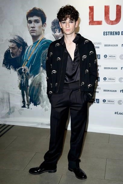 Jorge Motos attends 'Lucas' premiere at the Ideal cinema on June 24, 2021 in Madrid, Spain.