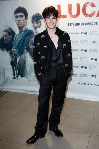 Jorge Motos attends 'Lucas' premiere at the Yelmo Ideal cinema on June 24, 2021 in Madrid, Spain.