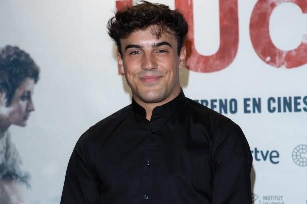 Spanish actor Oscar Casas attends 'Lucas' premiere at the Yelmo Ideal cinema on June 24, 2021 in Madrid, Spain.
