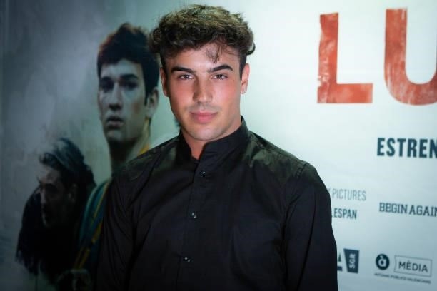 Spanish actor Oscar Casas attends 'Lucas' premiere at the Yelmo Ideal cinema on June 24, 2021 in Madrid, Spain.