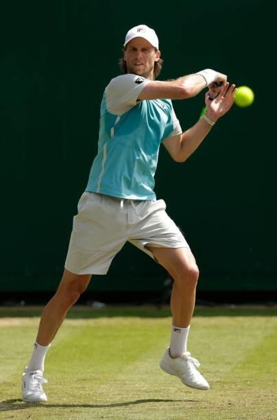 Andreas Seppi of Italy in action during his men"u2019s singles quarter final match against Max Purcell of Australia during day 6 of the Viking...