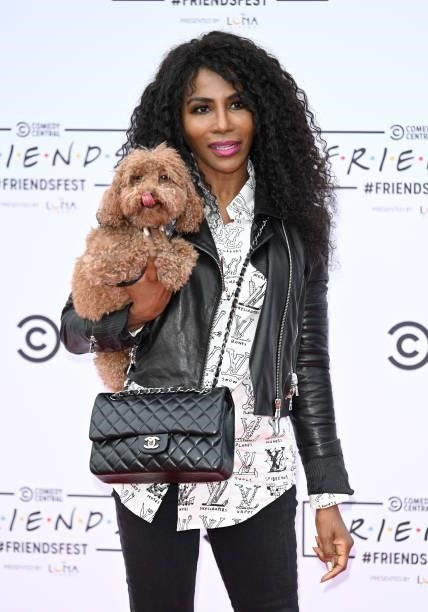 Sinitta attends the Comedy Central's FriendsFest: London Photocall at Clapham Common on June 24, 2021 in London, England.