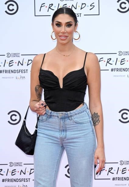 Tamara Joy attends the Comedy Central's FriendsFest: London Photocall at Clapham Common on June 24, 2021 in London, England.
