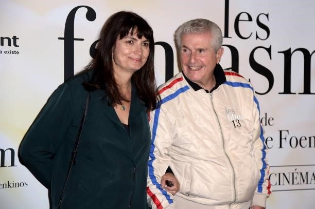 Valerie Perrin and her companion Claude Lelouch attend the "Les Fantasmes