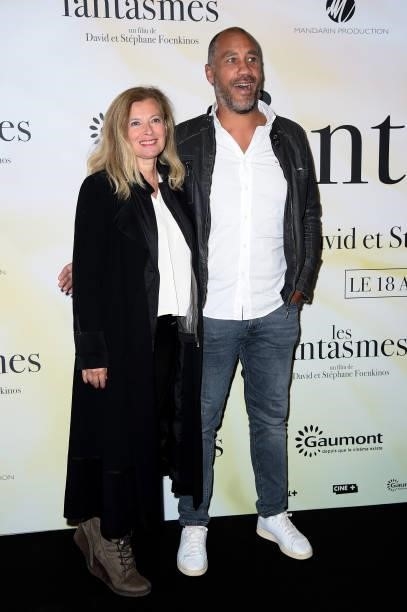 Valérie Trierweiler and Romain Magellan attend the "Les Fantasmes