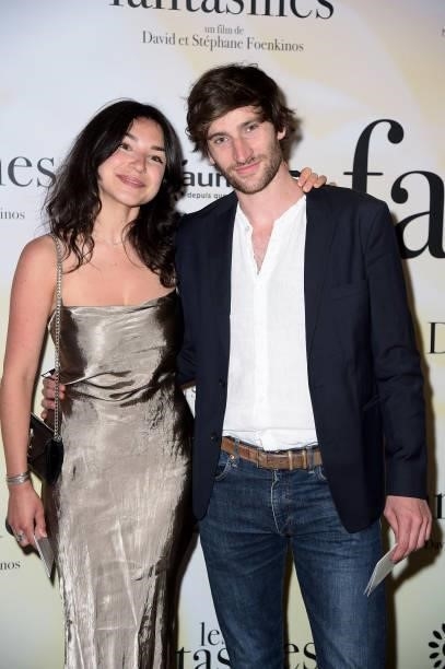 Camille Gilletta and her companion François-Henri Deserbel attend the "Les Fantasmes