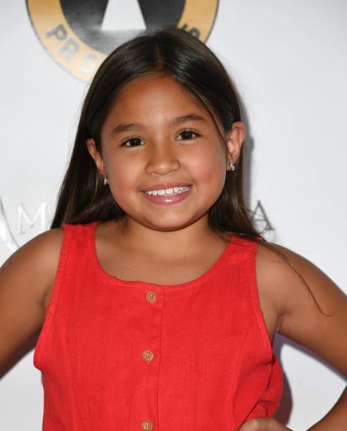 Actress Julianna Gamiz attends the premiere of "Secret Agent Dingledorf and His Trusty Dog Splat