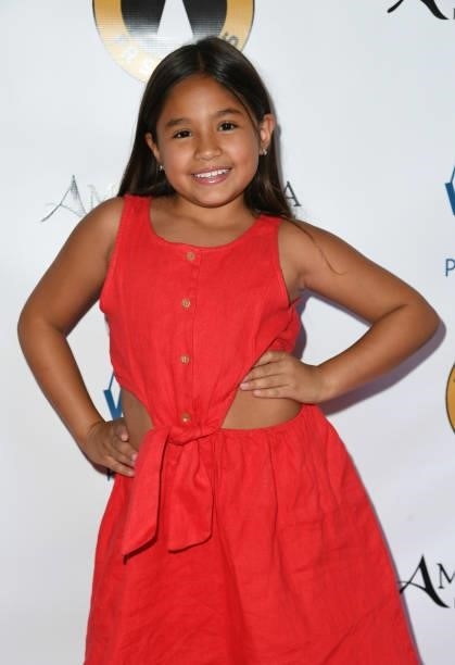 Actress Julianna Gamiz attends the premiere of "Secret Agent Dingledorf and His Trusty Dog Splat