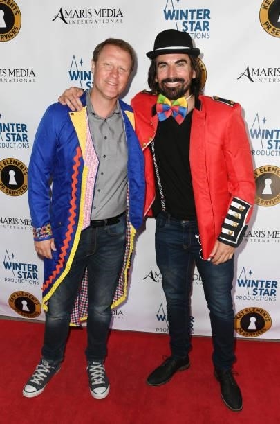 Actors Ryan O'Quinn and Dan O'Reilley attend the premiere of "Secret Agent Dingledorf and His Trusty Dog Splat