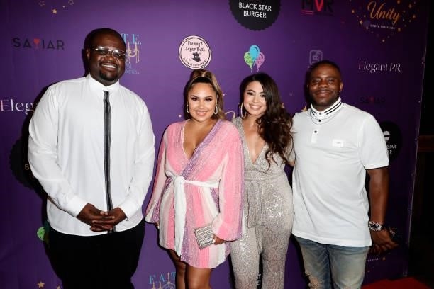 PooBear, Kristinia Debarge, Loureen Ayyoub, Adonis attend PooBear, Shndo, And Loureen Ayyoub Host Music Video Launch For Song "Home Of Brave
