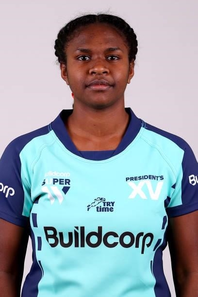 Renae Nona of the President's XV poses during the President's XV Super W Headshots Session at Pacific Bay Hotel on June 25, 2021 in Coffs Harbour,...
