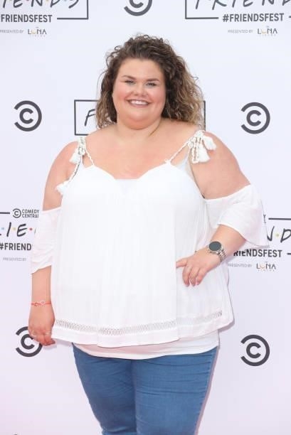 Amy Tapper during Comedy Central's FriendsFest: London Photocall at Clapham Common on June 24, 2021 in London, England.