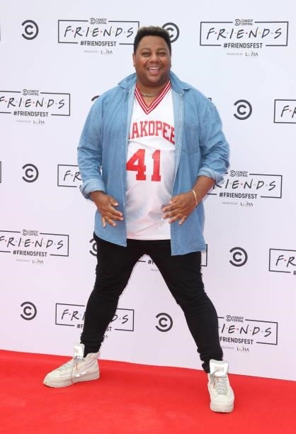 Daniel Jacob aka Vinegar Strokes during Comedy Central's FriendsFest: London Photocall at Clapham Common on June 24, 2021 in London, England.