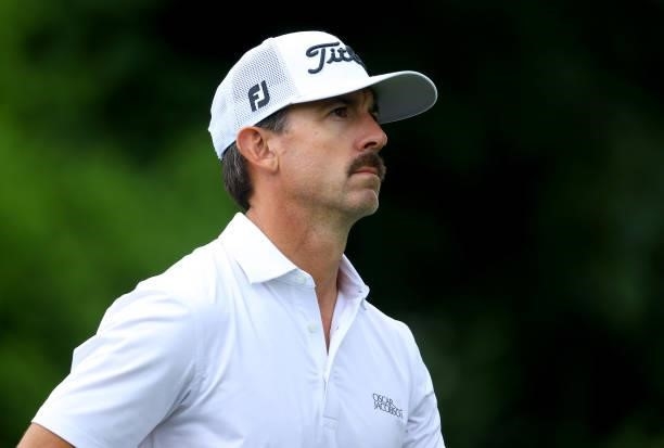 Wade Ormsby of Australia walking off of the 15th tee during the second round of The BMW International Open at Golfclub Munchen Eichenried on June 25,...
