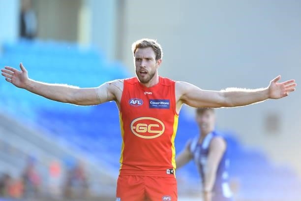 Sam Day of the Suns in action during the round 15 AFL match between the North Melbourne Kangaroos and the Gold Coast Suns at Blundstone Arena on June...