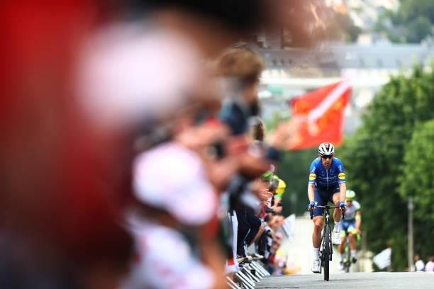 Michael Mørkøv of Denmark and Team Deceuninck - Quick-Step at arrival during the 108th Tour de France 2021, Stage 1 a 197,8km stage from Brest to...