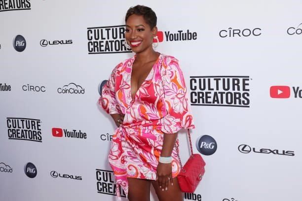 Kellee Edwards attends Culture Creators Hosts 5th Annual Innovators & Leaders Awards Brunch at The Beverly Hilton on June 26, 2021 in Beverly Hills,...