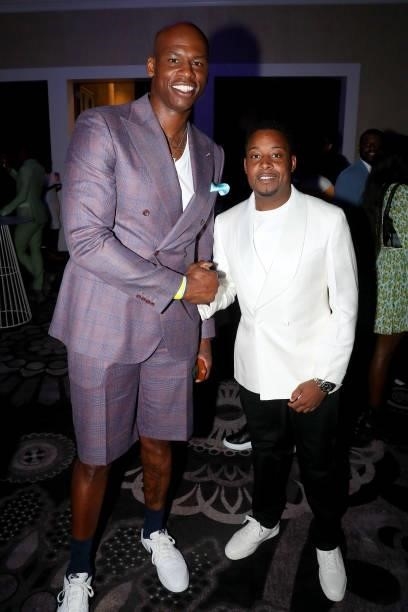Al Harrington and Courtney Lowery attend the 5th Annual Innovators & Leaders Awards Brunch hosted by Culture Creators at The Beverly Hilton on June...