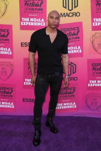 Dorion Renaud attends the ESSENCE/Hillman Grad/Macro NOxLA Experience Watch Party Soiree in honor of the first weekend of the virtual 2021 ESSENCE...