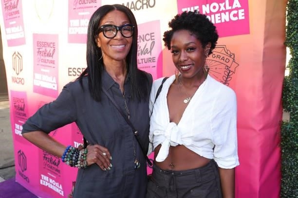 Robi Reed and Summer Reed attend the ESSENCE/Hillman Grad/Macro NOxLA Experience Watch Party Soiree in honor of the first weekend of the virtual 2021...