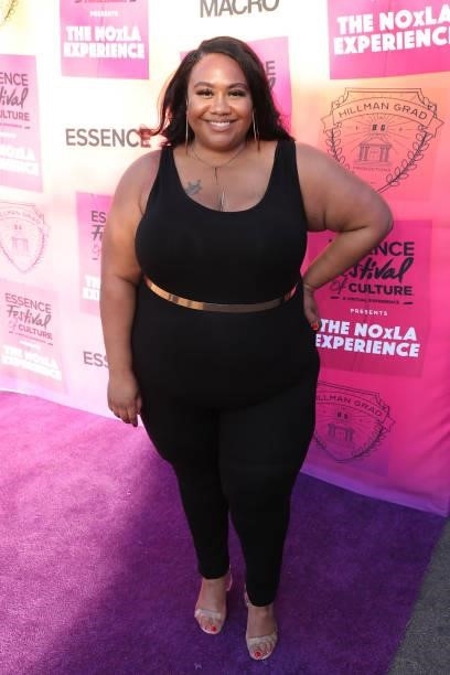 Brande Victorian attends the ESSENCE/Hillman Grad/Macro NOxLA Experience Watch Party Soiree in honor of the first weekend of the virtual 2021 ESSENCE...