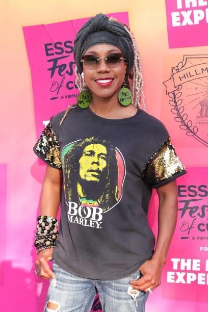 Latraviette Smith-Wilson attends the ESSENCE/Hillman Grad/Macro NOxLA Experience Watch Party Soiree in honor of the first weekend of the virtual 2021...