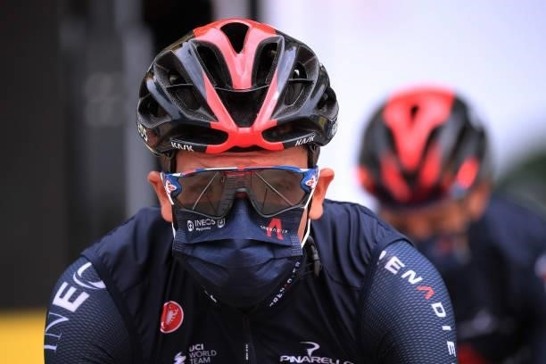 Richard Carapaz of Ecuador and Team INEOS Grenadiers at start during the 108th Tour de France 2021, Stage 2 a 183,5km stage from Perros-Guirec to...