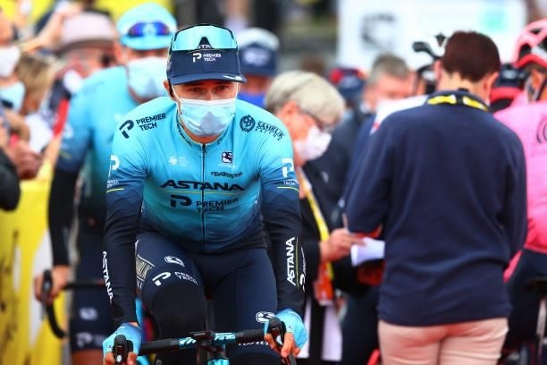 Alexey Lutsenko of Kazakhstan and Team Astana - Premier Tech at start during the 108th Tour de France 2021, Stage 2 a 183,5km stage from...