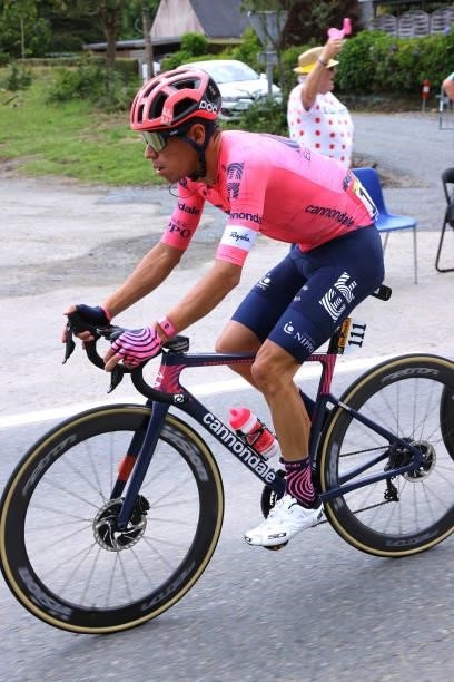 Rigoberto Urán of Colombia and Team EF Education - Nippo during the 108th Tour de France 2021, Stage 2 a 183,5km stage from Perros-Guirec to...