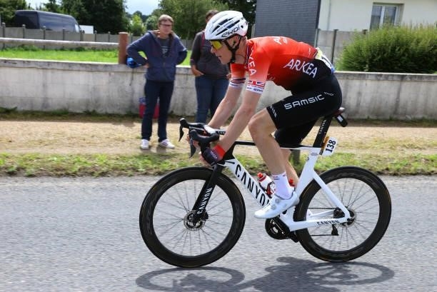 Connor Swift of The United Kingdom and Team Arkéa Samsic during the 108th Tour de France 2021, Stage 2 a 183,5km stage from Perros-Guirec to...