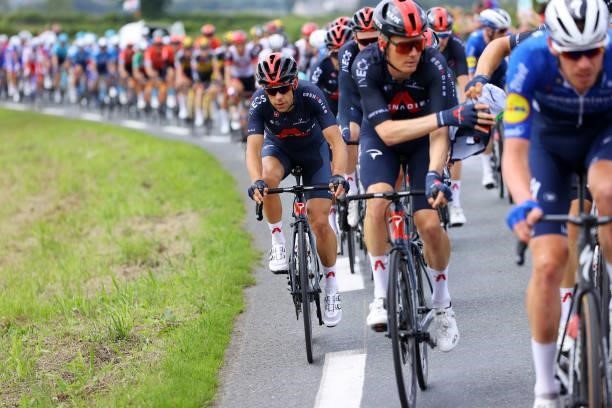 Richie Porte of Australia and Team INEOS Grenadiers during the 108th Tour de France 2021, Stage 2 a 183,5km stage from Perros-Guirec to...
