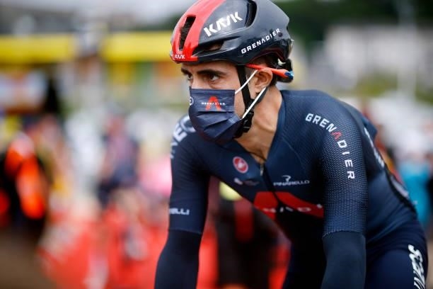 Jonathan Castroviejo of Spain and Team INEOS Grenadiers at start during the 108th Tour de France 2021, Stage 2 a 183,5km stage from Perros-Guirec to...