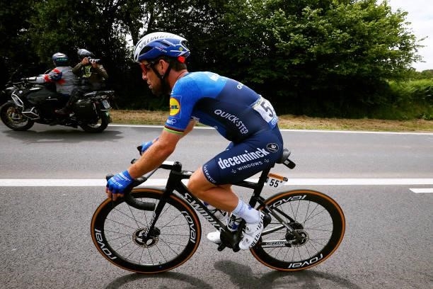 Mark Cavendish of The United Kingdom and Team Deceuninck - Quick-Step during the 108th Tour de France 2021, Stage 2 a 183,5km stage from...
