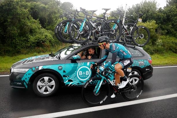 Franck Bonnamour of France and Team B&B Hotels p/b KTM during the 108th Tour de France 2021, Stage 2 a 183,5km stage from Perros-Guirec to...