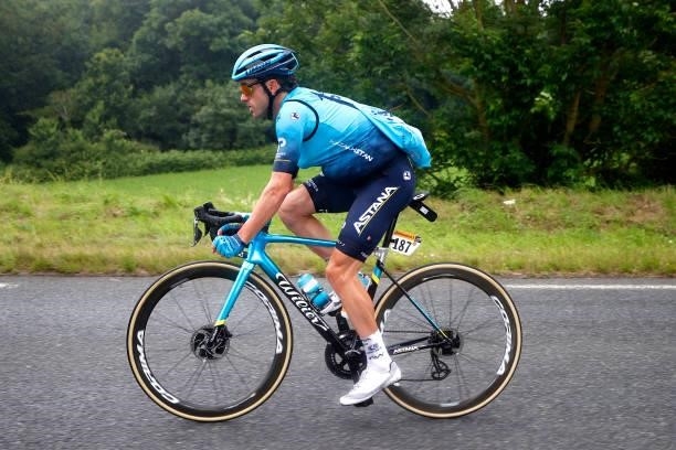 Ion Izagirre of Spain and Team Astana - Premier Tech during the 108th Tour de France 2021, Stage 2 a 183,5km stage from Perros-Guirec to...