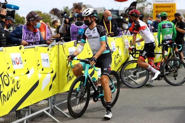 Amund Grøndahl Jansen of Norway and Team BikeExchange at start during the 108th Tour de France 2021, Stage 2 a 183,5km stage from Perros-Guirec to...