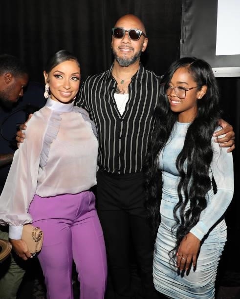 Maya, Swizz Beatz and H.E.R. Attend the Culture Creators Innovators & Leaders Awards at The Beverly Hilton on June 26, 2021 in Beverly Hills,...