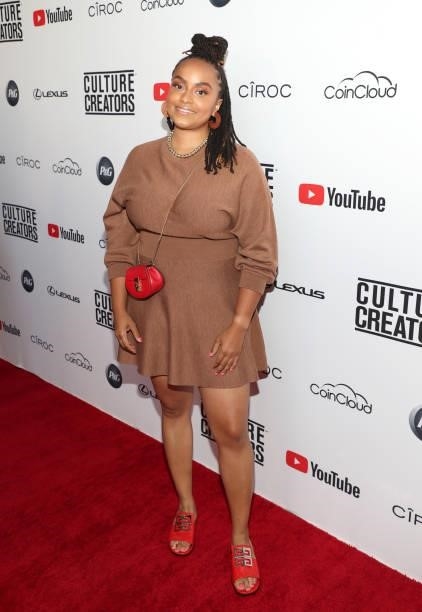 Nailah Ellis of Ellis Isle Tea attends the Culture Creators Innovators & Leaders Awards at The Beverly Hilton on June 26, 2021 in Beverly Hills,...