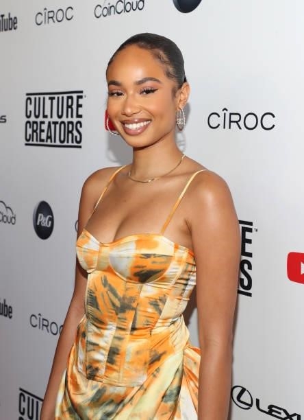 Symphani Soto attends the Culture Creators Innovators & Leaders Awards at The Beverly Hilton on June 26, 2021 in Beverly Hills, California.