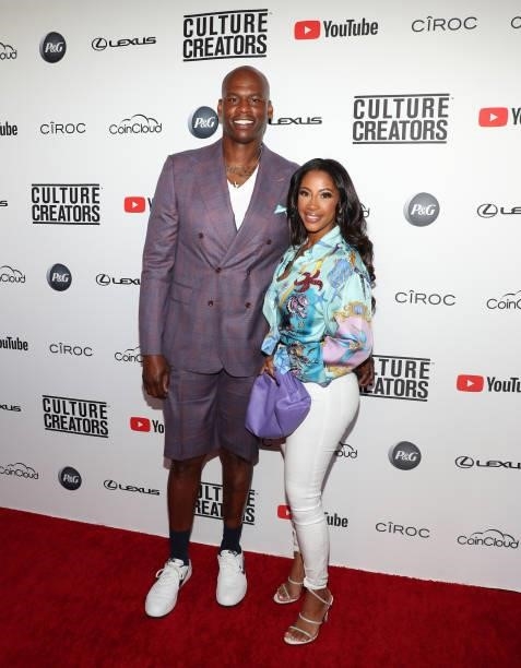 Al and Michelle Harrington attend the Culture Creators Innovators & Leaders Awards at The Beverly Hilton on June 26, 2021 in Beverly Hills,...