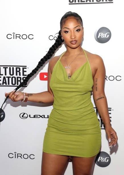 Shenseea attends the Culture Creators Innovators & Leaders Awards at The Beverly Hilton on June 26, 2021 in Beverly Hills, California.