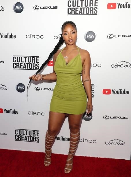Shenseea attends the Culture Creators Innovators & Leaders Awards at The Beverly Hilton on June 26, 2021 in Beverly Hills, California.